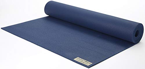 Jade Yoga - Harmony Yogamatte (1,9 cm dick x 61 cm breit x 188 cm lang – Farbe: Mitternachtsblau.