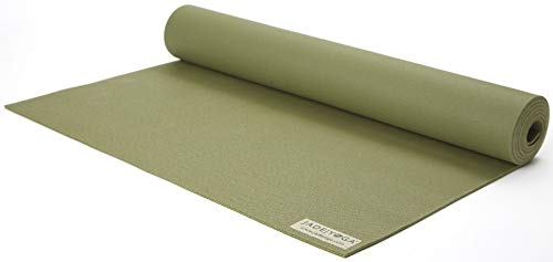 Jade Yoga - Harmony Yogamatte (1,9 cm dick x 61 cm breit x 188 cm lang – Farbe: Olivgrün.