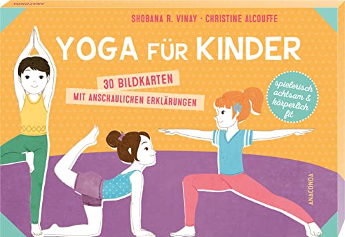 Yoga für Kinder. 30 Bildkarten mit anschaulichen Erklärungen: Achtsamkeits- u. Entspannungsübungen für Kita & zuhause. Spielerisch Konzentration & Muskulatur stärken. Für mehr Spaß & Balance im Alltag